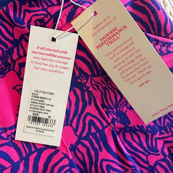 NWT Lilly Pulitzer Luxletic Kimika Skort - Picture 5 of 5